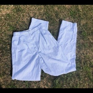 High waisted Seer Sucker Pants
